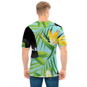 Aloha Keel-Billed Toucan Print Men's T-Shirt