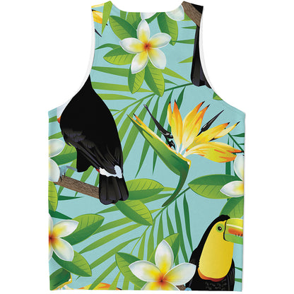 Aloha Keel-Billed Toucan Print Men's Tank Top