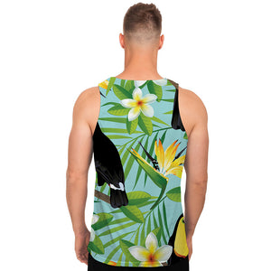 Aloha Keel-Billed Toucan Print Men's Tank Top