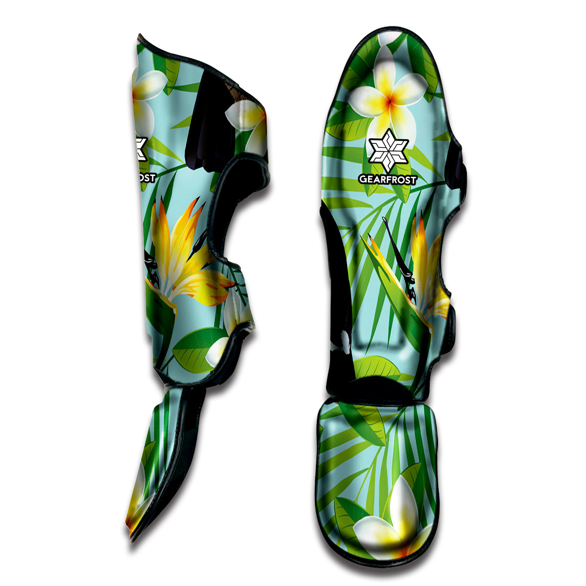 Aloha Keel-Billed Toucan Print Muay Thai Shin Guard