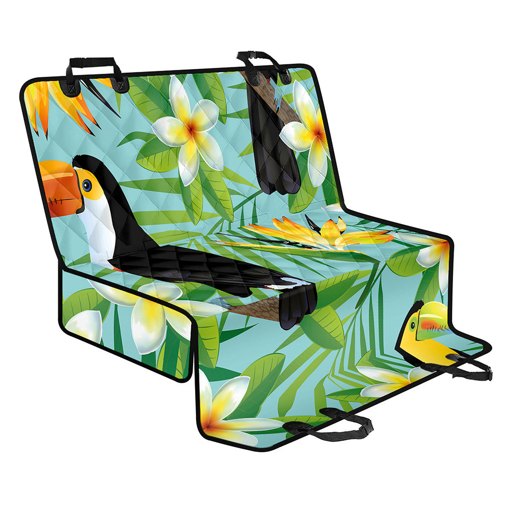 Aloha Keel-Billed Toucan Print Pet Car Back Seat Cover