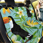 Aloha Keel-Billed Toucan Print Pet Car Back Seat Cover