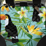 Aloha Keel-Billed Toucan Print Pet Car Back Seat Cover