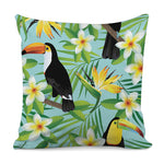 Aloha Keel-Billed Toucan Print Pillow Cover
