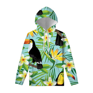 Aloha Keel-Billed Toucan Print Pullover Hoodie