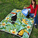 Aloha Keel-Billed Toucan Print Quilt