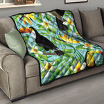 Aloha Keel-Billed Toucan Print Quilt