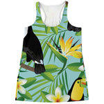 Aloha Keel-Billed Toucan Print Women's Racerback Tank Top