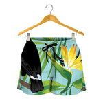 Aloha Keel-Billed Toucan Print Women's Shorts