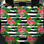 Aloha Skull Striped Pattern Print Pet Car Back Seat Cover