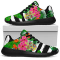 Aloha Skull Striped Pattern Print Walking Shoes