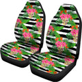 Aloha Skull Striped Pattern Print Universal Fit Car Seat Covers
