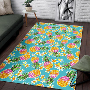 Aloha Summer Pineapple Pattern Print Area Rug GearFrost