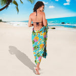 Aloha Summer Pineapple Pattern Print Beach Sarong Wrap