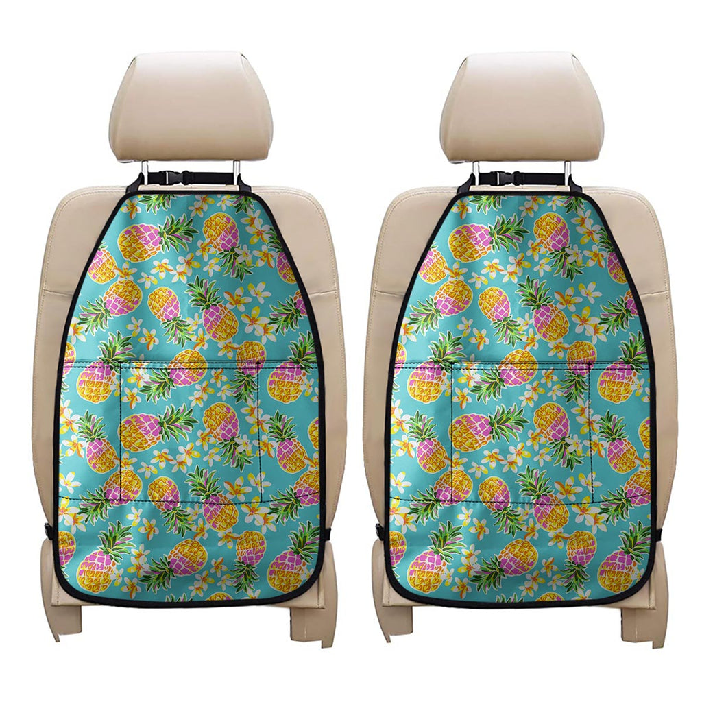 Aloha Summer Pineapple Pattern Print Car Seat Organizers