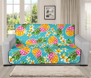 Aloha Summer Pineapple Pattern Print Futon Protector