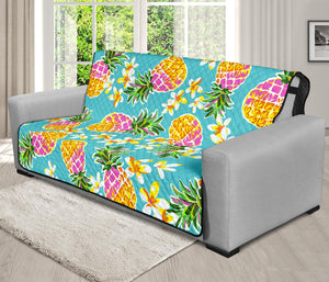 Aloha Summer Pineapple Pattern Print Futon Protector