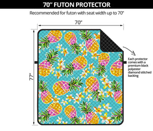 Aloha Summer Pineapple Pattern Print Futon Protector