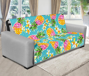 Aloha Summer Pineapple Pattern Print Futon Protector