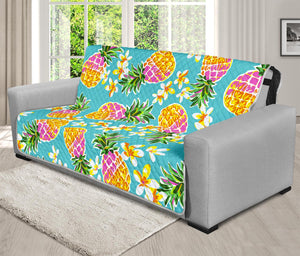 Aloha Summer Pineapple Pattern Print Futon Protector