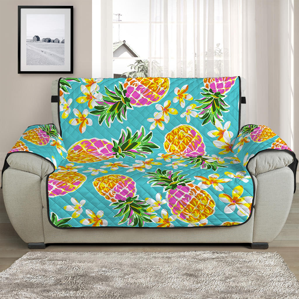 Aloha Summer Pineapple Pattern Print Half Sofa Protector