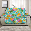 Aloha Summer Pineapple Pattern Print Half Sofa Protector