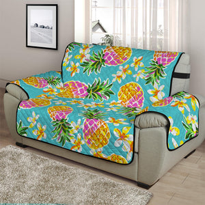 Aloha Summer Pineapple Pattern Print Half Sofa Protector