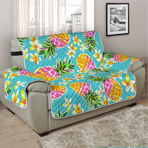 Aloha Summer Pineapple Pattern Print Half Sofa Protector