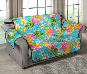 Aloha Summer Pineapple Pattern Print Loveseat Protector