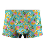 Aloha Summer Pineapple Pattern Print Men's Boxer Briefs