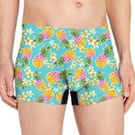 Aloha Summer Pineapple Pattern Print Men's Boxer Briefs