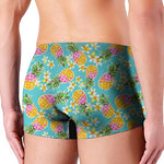 Aloha Summer Pineapple Pattern Print Men's Boxer Briefs