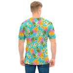 Aloha Summer Pineapple Pattern Print Men's T-Shirt