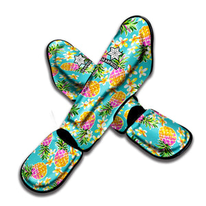 Aloha Summer Pineapple Pattern Print Muay Thai Shin Guard