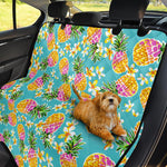 Aloha Summer Pineapple Pattern Print Pet Car Back Seat Cover