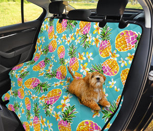 Aloha Summer Pineapple Pattern Print Pet Car Back Seat Cover