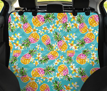 Aloha Summer Pineapple Pattern Print Pet Car Back Seat Cover