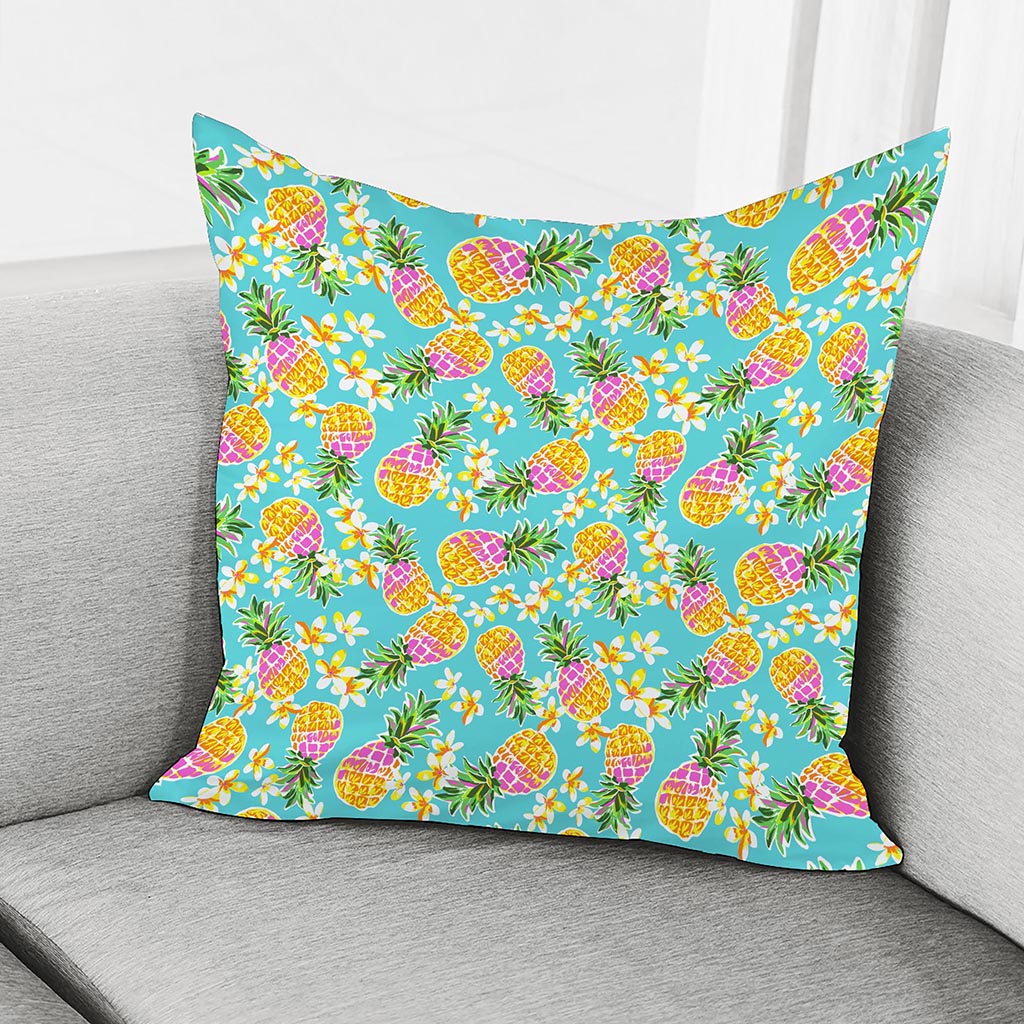 Aloha Summer Pineapple Pattern Print Pillow Cover