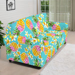 Aloha Summer Pineapple Pattern Print Sofa Cover