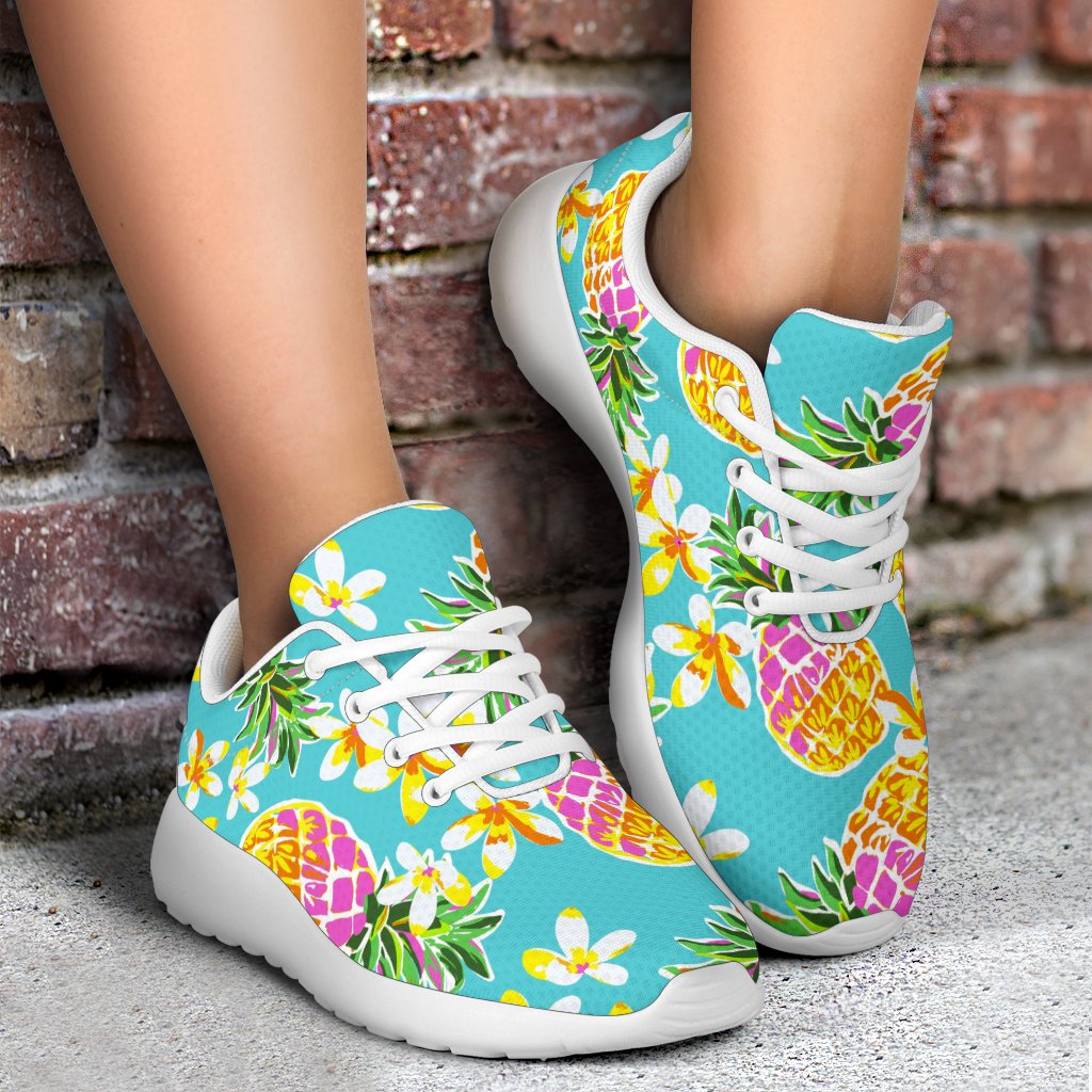 Aloha Summer Pineapple Pattern Print Sport Shoes GearFrost