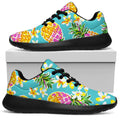 Aloha Summer Pineapple Pattern Print Walking Shoes