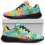 Aloha Summer Pineapple Pattern Print Sport Shoes GearFrost