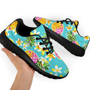 Aloha Summer Pineapple Pattern Print Sport Shoes GearFrost