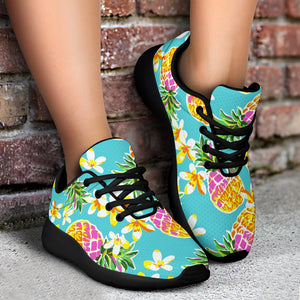 Aloha Summer Pineapple Pattern Print Sport Shoes GearFrost