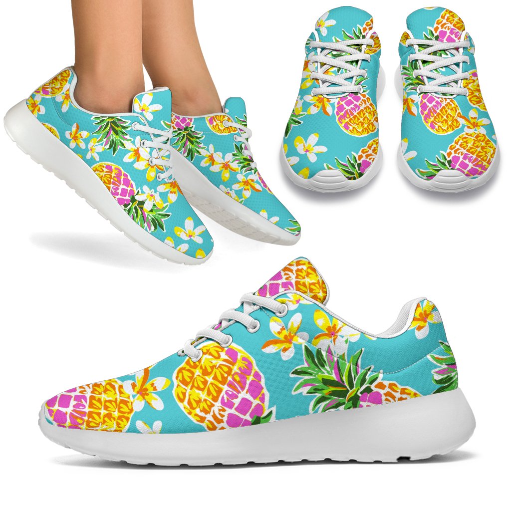 Aloha Summer Pineapple Pattern Print Sport Shoes GearFrost