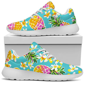 Aloha Summer Pineapple Pattern Print Sport Shoes GearFrost