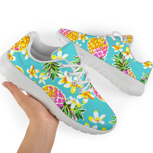 Aloha Summer Pineapple Pattern Print Sport Shoes GearFrost