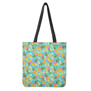 Aloha Summer Pineapple Pattern Print Tote Bag