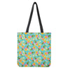 Aloha Summer Pineapple Pattern Print Tote Bag