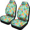 Aloha Summer Pineapple Pattern Print Universal Fit Car Seat Covers